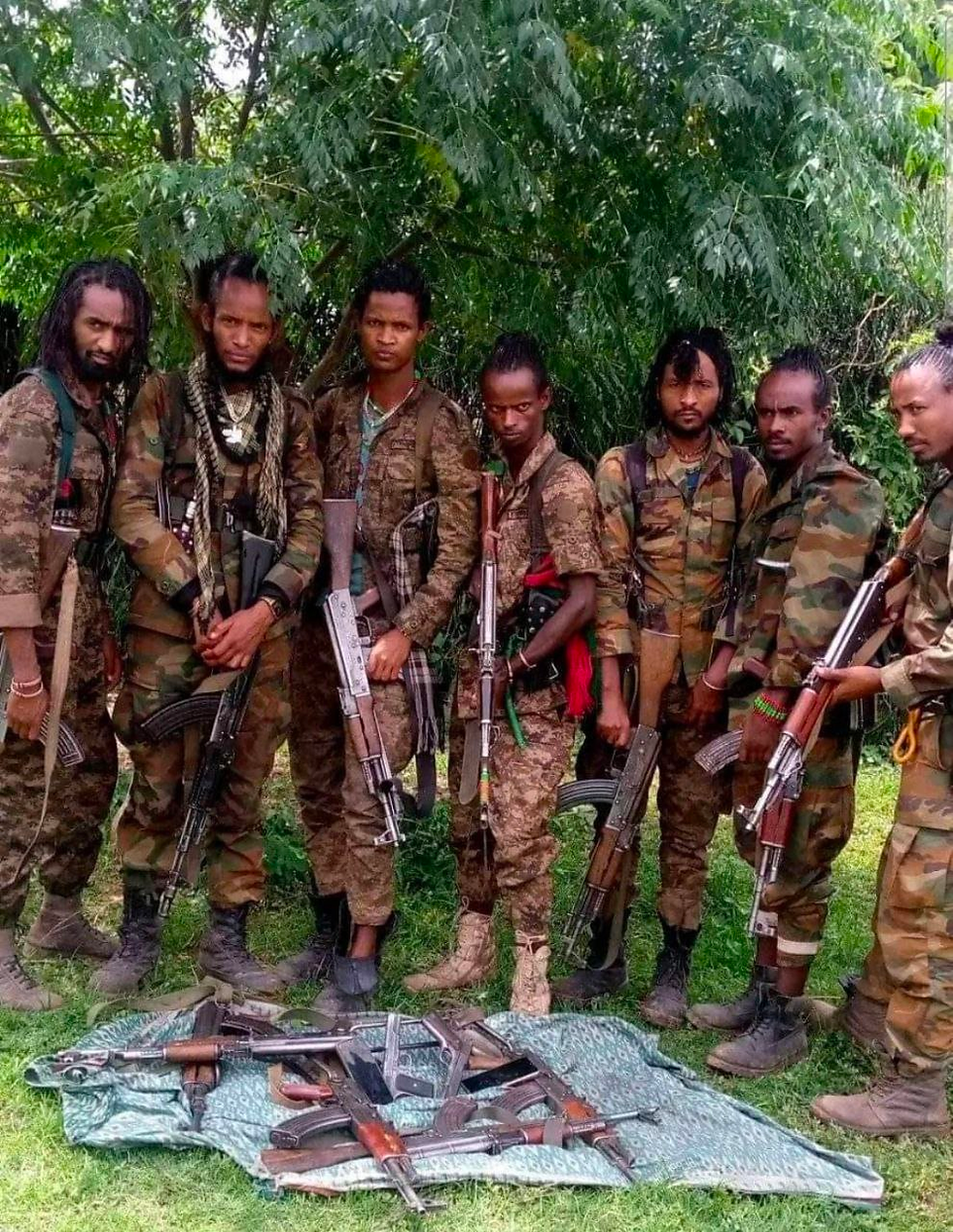 Weapons captured in Bishoftu operation (May 14th)