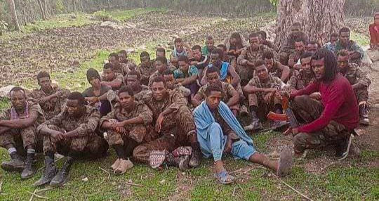 Regime fighters captured in fighting in Meta Wolkite (May 13th, 2023)