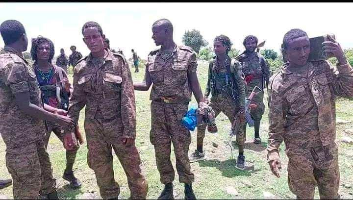 Regime fighters captured by OLA in Mida Qanyi (May 13th)